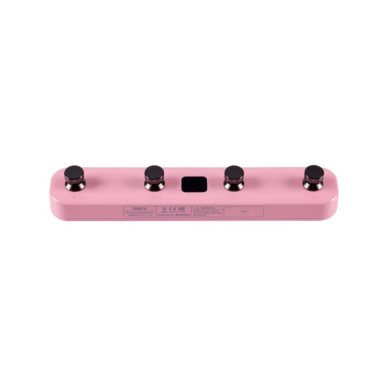 Беспроводной футконтроллер для электрогитар Mooer GWF4 Wireless Footswitch (Pink)